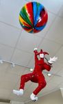 Superhero Artwork Artist Balloon with Jester